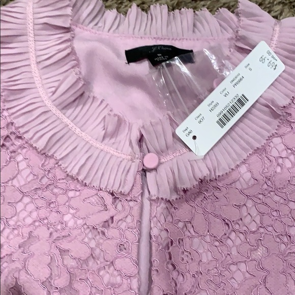 J crew nwt lilac lace top size small - Picture 3 of 5